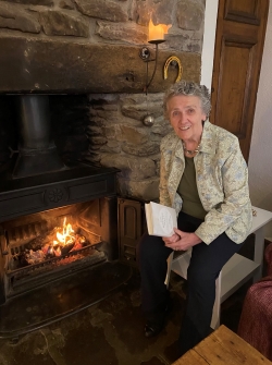 Sister Joan received her first copy of The Monastic Heart while in Ireland.