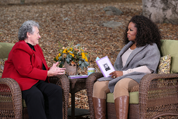 Joan Chittister and Oprah